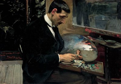 Portrait of Agustín Otermín by Joaquín Sorolla